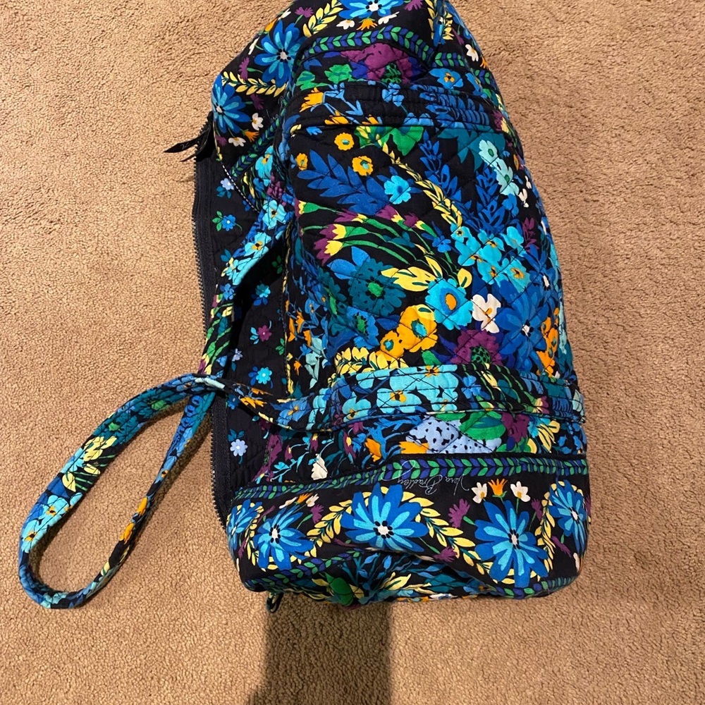 Vera Bradley small blue duffle bag